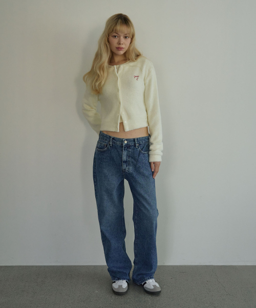 5OML（オーオーエムエル）の「モングルニットカーディガン（アイボリー）（カーディガン/ボレロ・レディース・アイボリー・MEDIUM/LARGE）」の2枚目の写真