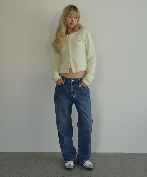 5OML（オーオーエムエル）の「モングルニットカーディガン（アイボリー）（カーディガン/ボレロ・レディース・アイボリー・MEDIUM/LARGE）」の3枚目の写真