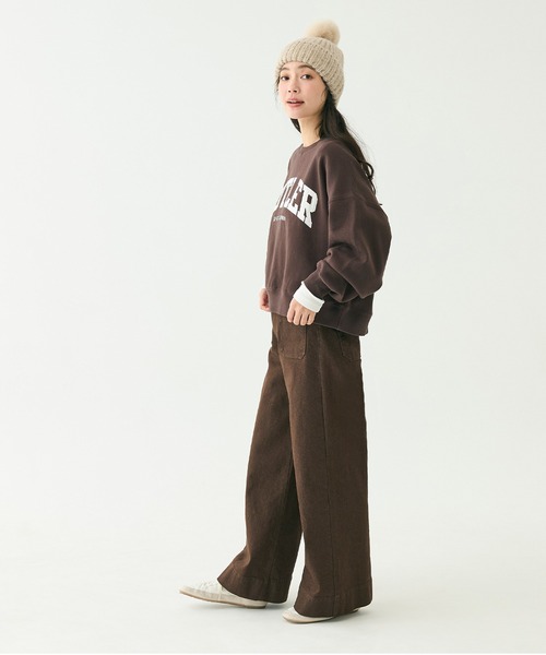 coca（coca）（コカ）の「ボブルハット（ニットキャップ/ビーニー・レディース・グレー/ベージュ・ONE SIZE）」の5枚目の写真