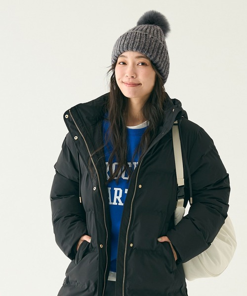 coca（coca）（コカ）の「ボブルハット（ニットキャップ/ビーニー・レディース・グレー/ベージュ・ONE SIZE）」の13枚目の写真