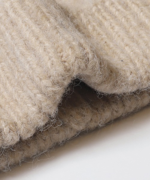 coca（coca）（コカ）の「ボブルハット（ニットキャップ/ビーニー・レディース・グレー/ベージュ・ONE SIZE）」の18枚目の写真