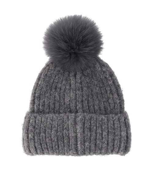 coca（coca）（コカ）の「ボブルハット（ニットキャップ/ビーニー・レディース・グレー/ベージュ・ONE SIZE）」の22枚目の写真