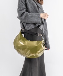 Jack Gomme（ジャックゴム）の「【JACK GOMME】ショルダーバッグ　メッセンジャー　CHARLIE Sac demi-lune（ショルダーバッグ）」