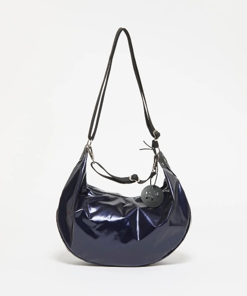 Jack Gomme（ジャックゴム）の「【JACK GOMME】ショルダーバッグ　メッセンジャー　CHARLIE Sac demi-lune（ショルダーバッグ・レディース・シルバー/ブラック/モカ/インディゴブルー/アイボリー/オリーブ/ライトブルー/レッド/ネイビー/シャンパン・FREE）」の7枚目の写真
