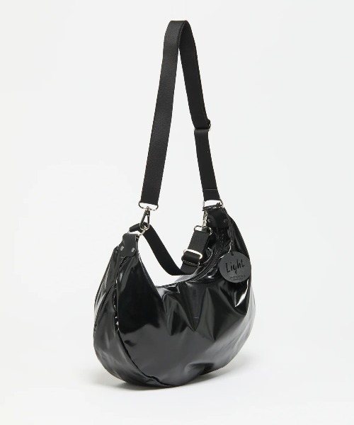 Jack Gomme(ジャックゴム)の「【JACK GOMME】ショルダーバッグ メッセンジャー CHARLIE Sac demi-lune(ショルダーバッグ・レディース・シルバー/ブラック/モカ/インディゴブルー/アイボリー/オリーブ/ライトブルー/レッド/ネイビー/シャンパン・FREE)」の18枚目の写真