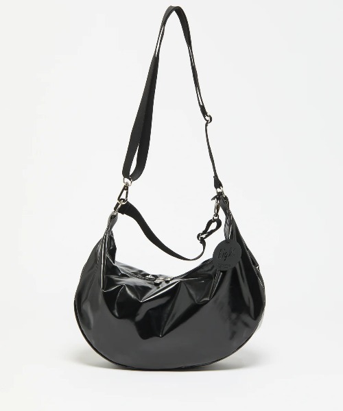 Jack Gomme(ジャックゴム)の「【JACK GOMME】ショルダーバッグ メッセンジャー CHARLIE Sac demi-lune(ショルダーバッグ・レディース・シルバー/ブラック/モカ/インディゴブルー/アイボリー/オリーブ/ライトブルー/レッド/ネイビー/シャンパン・FREE)」の17枚目の写真