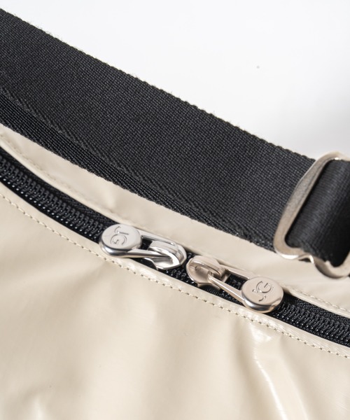 Jack Gomme（ジャックゴム）の「【JACK GOMME】ショルダーバッグ　メッセンジャー　CHARLIE Sac demi-lune（ショルダーバッグ・レディース・シルバー/ブラック/モカ/インディゴブルー/アイボリー/オリーブ/ライトブルー/レッド/ネイビー/シャンパン・FREE）」の15枚目の写真