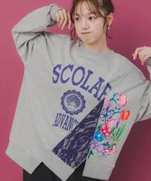 スウェット（グレー/灰色系・花柄・ボタニカル柄）ファッション通販