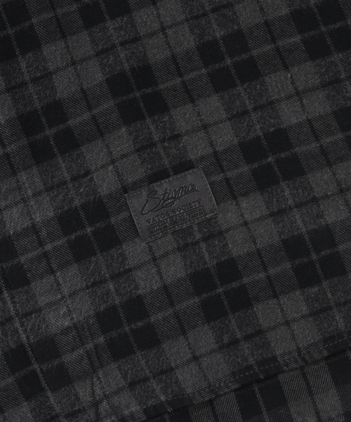 STIGMA（スティグマ）の「PIGMENT CROP OVER SHIRTS CHARCOAL（シャツ/ブラウス・メンズ・その他・MEDIUM/LARGE/X-LARGE）」の6枚目の写真