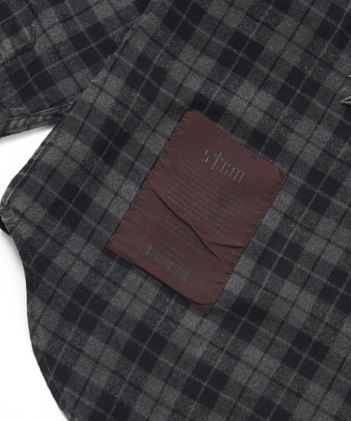 STIGMA（スティグマ）の「PIGMENT CROP OVER SHIRTS CHARCOAL（シャツ/ブラウス・メンズ・その他・MEDIUM/LARGE/X-LARGE）」の10枚目の写真