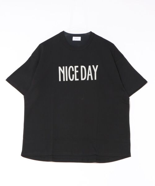 FOV(フォブ)の「FOV/フォブ NICE DAY Tシャツ(Tシャツ/カットソー・レディース・ブラック/チャコールグレー/ホワイト・F)」の2枚目の写真