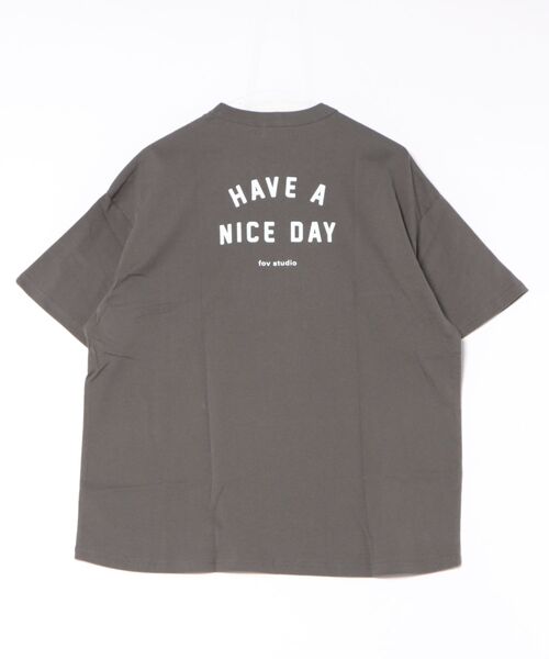 FOV(フォブ)の「FOV/フォブ NICE DAY Tシャツ(Tシャツ/カットソー・レディース・ブラック/チャコールグレー/ホワイト・F)」の4枚目の写真