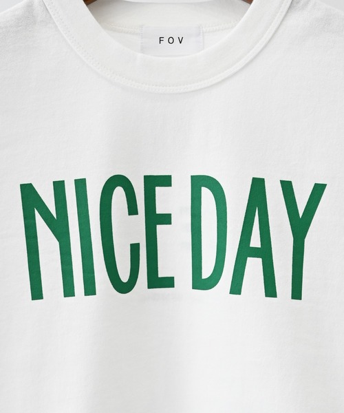 FOV(フォブ)の「FOV/フォブ NICE DAY Tシャツ(Tシャツ/カットソー・レディース・ブラック/チャコールグレー/ホワイト・F)」の7枚目の写真