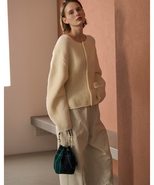 BRADY(ブレディー)の「Brady | ELY WOOL CHECK(ショルダーバッグ・レディース・グリーン系その他/ブルー系その他・ONE)」の4枚目の写真