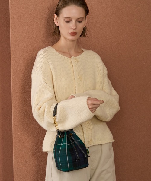 BRADY(ブレディー)の「Brady | ELY WOOL CHECK(ショルダーバッグ・レディース・グリーン系その他/ブルー系その他・ONE)」の5枚目の写真