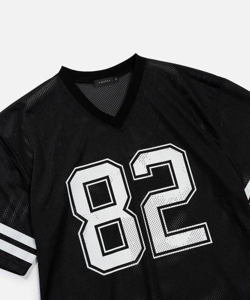 VASTIC(バスティック)の「メッシュフットボールジャージ_ブラック(Tシャツ/カットソー・メンズ・その他・MEDIUM/LARGE/X-LARGE)」の3枚目の写真