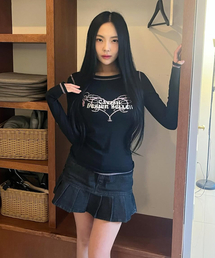 W STEM LS TEE BLACK(CV2FSFT553A)