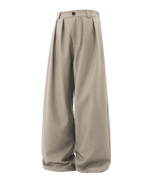 CORPUS TOKYO（コーパス トーキョー）の「ダブルタックワイドスラックス（スラックス・メンズ・グレー/ブラウン/グレイッシュベージュ/ブラック・4/3/2/1）」の6枚目の写真