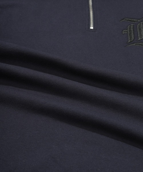 68&brothers（シックスティエイトアンドブラザーズ）の「68&BROTHERS シックスティーエイトアンドブラザーズ / emb Old B Half Zip Sweat（スウェット・メンズ・ネイビー/アイボリー/ブラック/ヘザーグレー・LARGE/X-LARGE）」の16枚目の写真