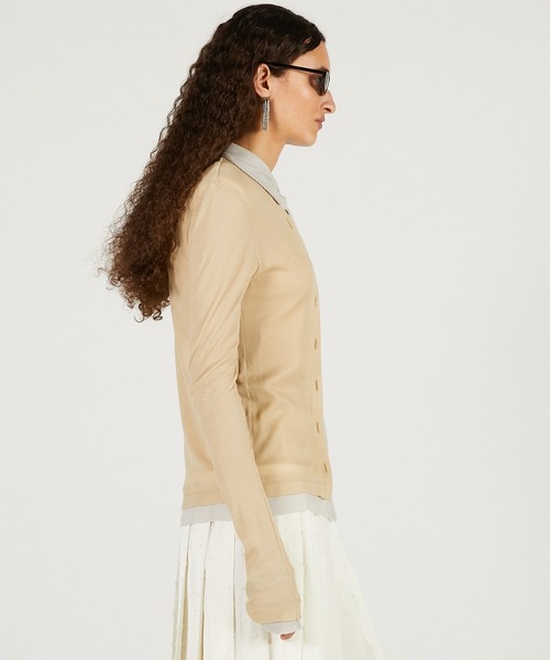 PRANK PROJECT(プランクプロジェクト)の「【2026Spring Pre-Order】ダブルフロントジャージーシャツ / Double Front Shirt(シャツ/ブラウス・レディース・ブラック/ベージュ/ブラウン・FREE)」の22枚目の写真