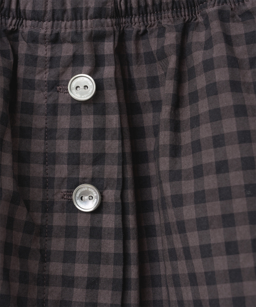 ANOTHER OFFICE WOMEN(アナザー オフィス ウーマン)の「w. Lounge Shorts (Charcoal Brown)(その他パンツ・レディース・その他・36/34)」の3枚目の写真