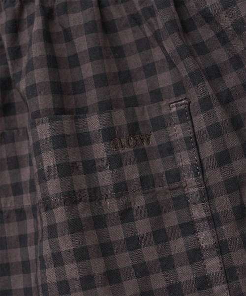ANOTHER OFFICE WOMEN(アナザー オフィス ウーマン)の「w. Lounge Shorts (Charcoal Brown)(その他パンツ・レディース・その他・36/34)」の5枚目の写真