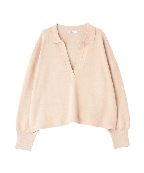 CRAFT STANDARD BOUTIQUE(クラフトスタンダードブティック)の「深Vネックニットプルオーバー ◆(ニット/セーター・レディース・ブラック/ライトベージュ/レッド/ブラウン・FREE)」の19枚目の写真