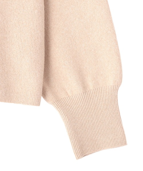 CRAFT STANDARD BOUTIQUE（クラフトスタンダードブティック）の「深Vネックニットプルオーバー ◆（ニット/セーター・レディース・ブラック/ライトベージュ/レッド/ブラウン・FREE）」の10枚目の写真