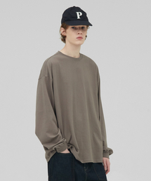 STENDS（ステンズ）の「[M~4XL] ヘビーロングスリーブTシャツ_アッシュブラウン（Tシャツ/カットソー）」