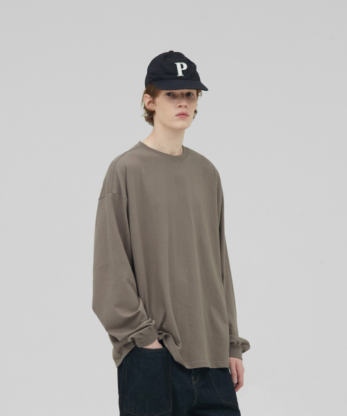 STENDS（ステンズ）の「[M~4XL] ヘビーロングスリーブTシャツ_アッシュブラウン（Tシャツ/カットソー・メンズ・その他・MEDIUM/LARGE/X-LARGE/XX-LARGE/XXX-LARGE/XXXX-LARGE）」の5枚目の写真