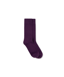 RISE&BELOW（ライズアンドビロー）の「Accordion Crew Socks Royal Purple（ソックス/靴下）」