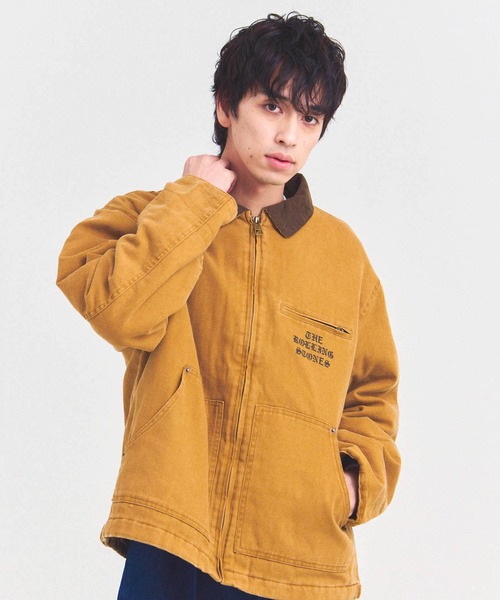 JACKROSE（ジャックローズ）の「B-TRS-バイカラーデトロイト型　ジャケット（その他アウター・メンズ・ブラウン/ブラック・M/L）」の8枚目の写真