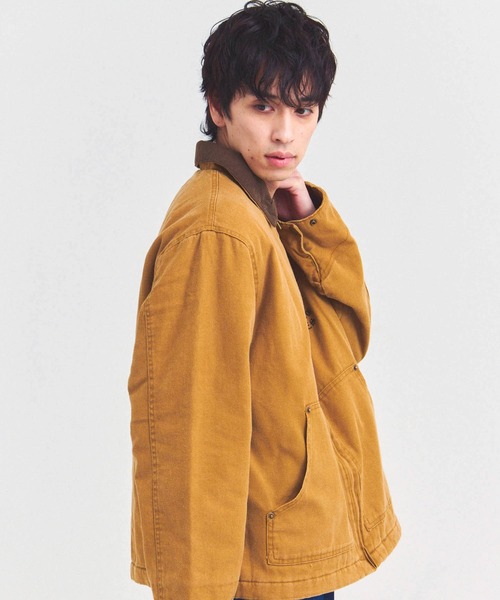 JACKROSE（ジャックローズ）の「B-TRS-バイカラーデトロイト型　ジャケット（その他アウター・メンズ・ブラウン/ブラック・M/L）」の6枚目の写真