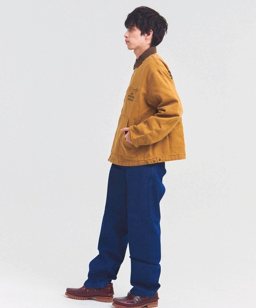 JACKROSE（ジャックローズ）の「B-TRS-バイカラーデトロイト型　ジャケット（その他アウター・メンズ・ブラウン/ブラック・M/L）」の22枚目の写真