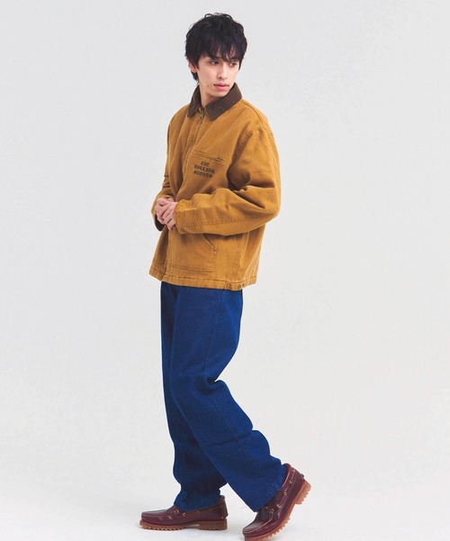 JACKROSE（ジャックローズ）の「B-TRS-バイカラーデトロイト型　ジャケット（その他アウター・メンズ・ブラウン/ブラック・M/L）」の20枚目の写真