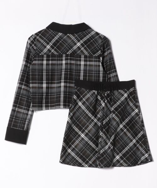 REDYAZEL(レディアゼル)の「バイアスチェックショートブラウス×プリーツミニスカートセットアップ(セットアップ・レディース・ブラック/ブルー/レッド・SMALL/MEDIUM)」の7枚目の写真