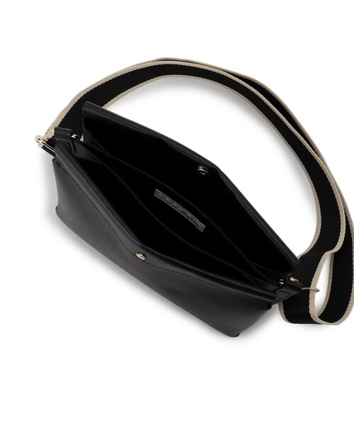 SHOO・LA・RUE(シューラルー)の「配色ベルトがアクセント 3層ショルダーバッグ(ショルダーバッグ・レディース・シルバー/アイボリー/ブラック・00)」の14枚目の写真