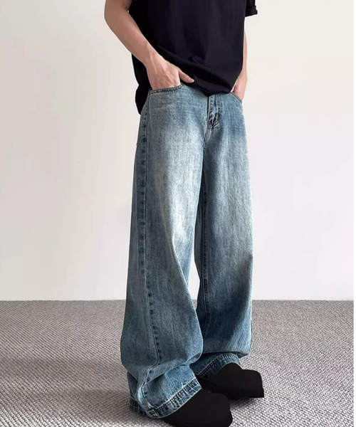 REBALANCE(リバランス)の「ルーズフィットデニム(デニムパンツ・メンズ・A・MEDIUM/LARGE/X-LARGE)」の2枚目の写真