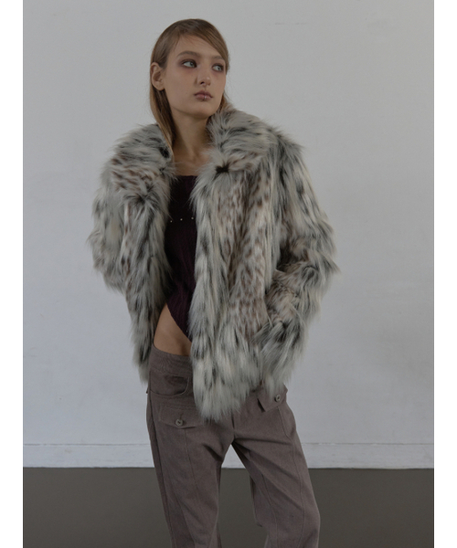 SETUP-EXE（セットアップイーエックスイー）の「FAUX FUR JACKET / MIX（ムートンコート・レディース・その他・OS）」の7枚目の写真
