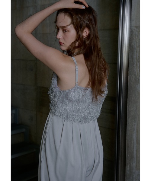 Feather cami pants dress（パンツドレス）｜LE'RURE（リルアー）の