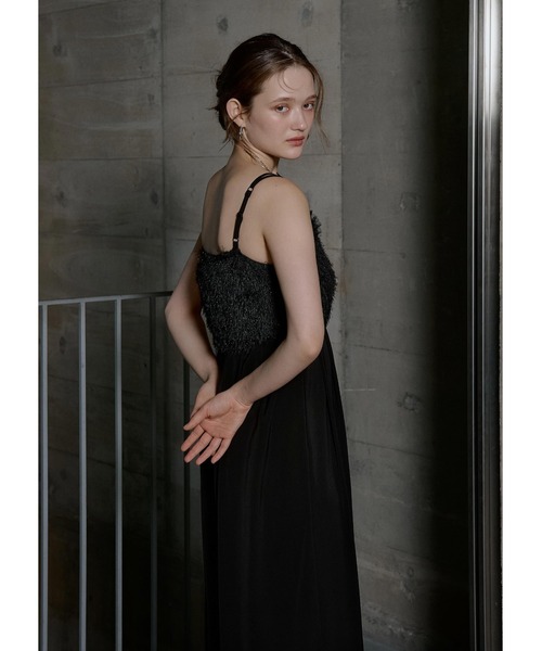 Feather cami pants dress（パンツドレス）｜LE'RURE（リルアー）の