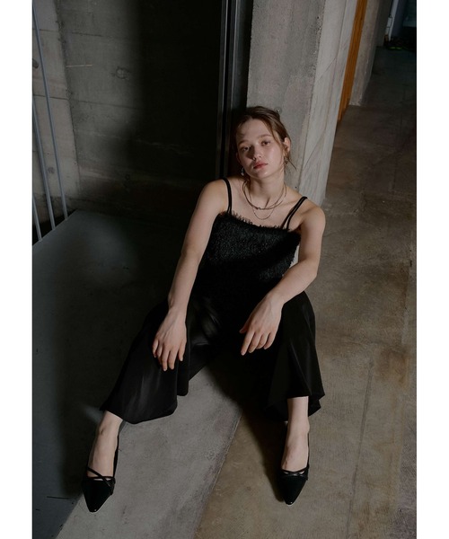 Feather cami pants dress（パンツドレス）｜LE'RURE（リルアー）の