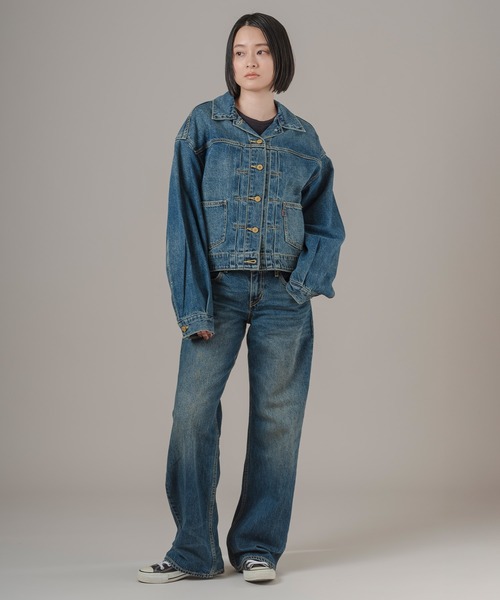 Levi's(リーバイス)の「Levi's/リーバイス SOFT GRUNGE LOW LOOSE(デニムパンツ・レディース・ダークインディゴブルー・23inch/24inch/25inch/26inch/27inch/28inch)」の5枚目の写真