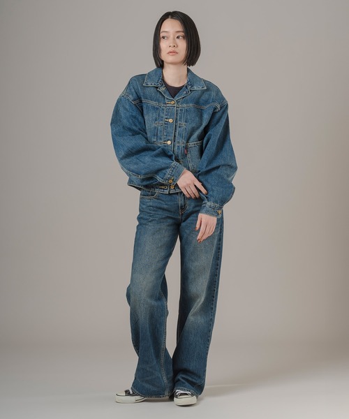 Levi's(リーバイス)の「Levi's/リーバイス SOFT GRUNGE LOW LOOSE(デニムパンツ・レディース・ダークインディゴブルー・23inch/24inch/25inch/26inch/27inch/28inch)」の4枚目の写真