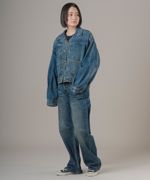 Levi's(リーバイス)の「Levi's/リーバイス SOFT GRUNGE LOW LOOSE(デニムパンツ・レディース・ダークインディゴブルー・23inch/24inch/25inch/26inch/27inch/28inch)」の6枚目の写真