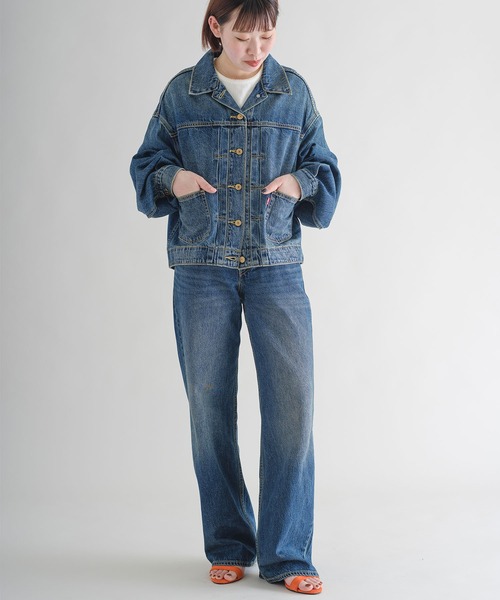 Levi's(リーバイス)の「Levi's/リーバイス SOFT GRUNGE LOW LOOSE(デニムパンツ・レディース・ダークインディゴブルー・23inch/24inch/25inch/26inch/27inch/28inch)」の22枚目の写真