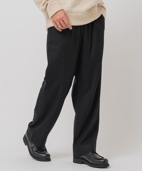 EDIFICE(エディフィス)の「サキソニー 1タック イージーパンツ(スラックス・メンズ・ブラック/チャコールグレー/ブラウン/ネイビー・SMALL/MEDIUM/LARGE)」の10枚目の写真