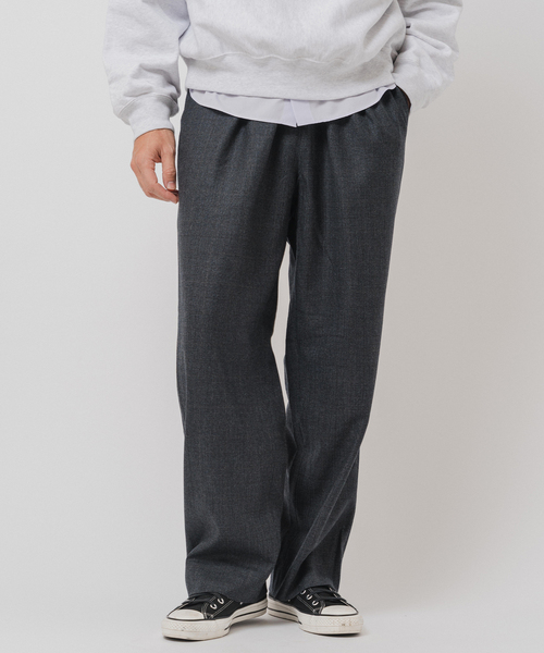 EDIFICE(エディフィス)の「サキソニー 1タック イージーパンツ(スラックス・メンズ・ブラック/チャコールグレー/ブラウン/ネイビー・SMALL/MEDIUM/LARGE)」の15枚目の写真