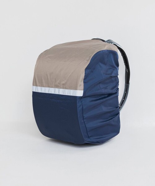 BRANSHES（ブランシェス）の「ランドセルにも使えるレインカバー（レインコート/ポンチョ・キッズ・ピンク/ブルーグレー/ネイビー・FREE）」の3枚目の写真
