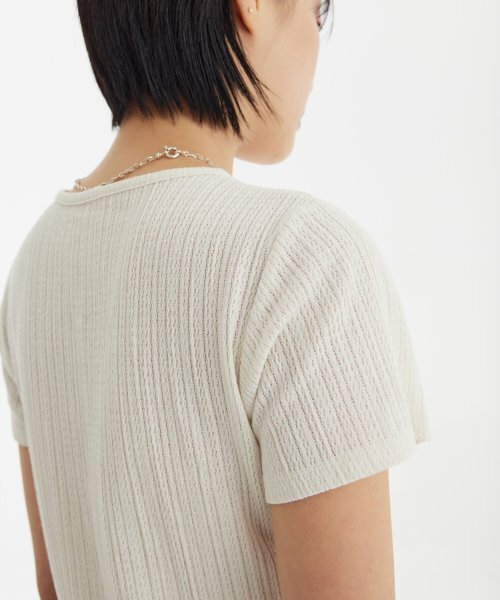 YOUTH(ユース)の「Long-Line Jersey T-Shirt - Ivory(Tシャツ/カットソー・レディース・その他・S/M)」の6枚目の写真